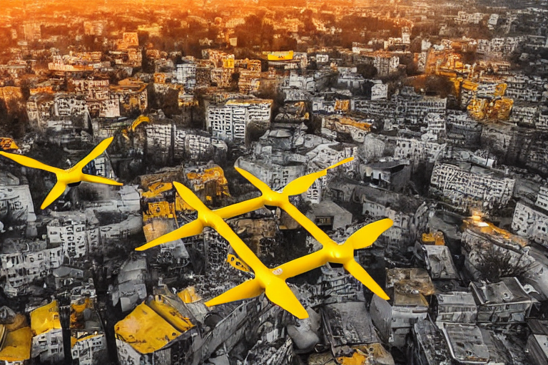 Drones Strike Ukraine as Kyiv Scrambles to Restore Power and